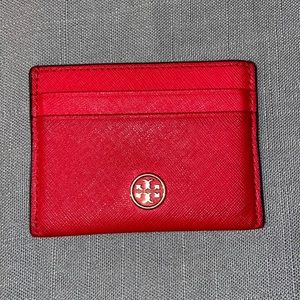 Tory Burch Red Cardholder